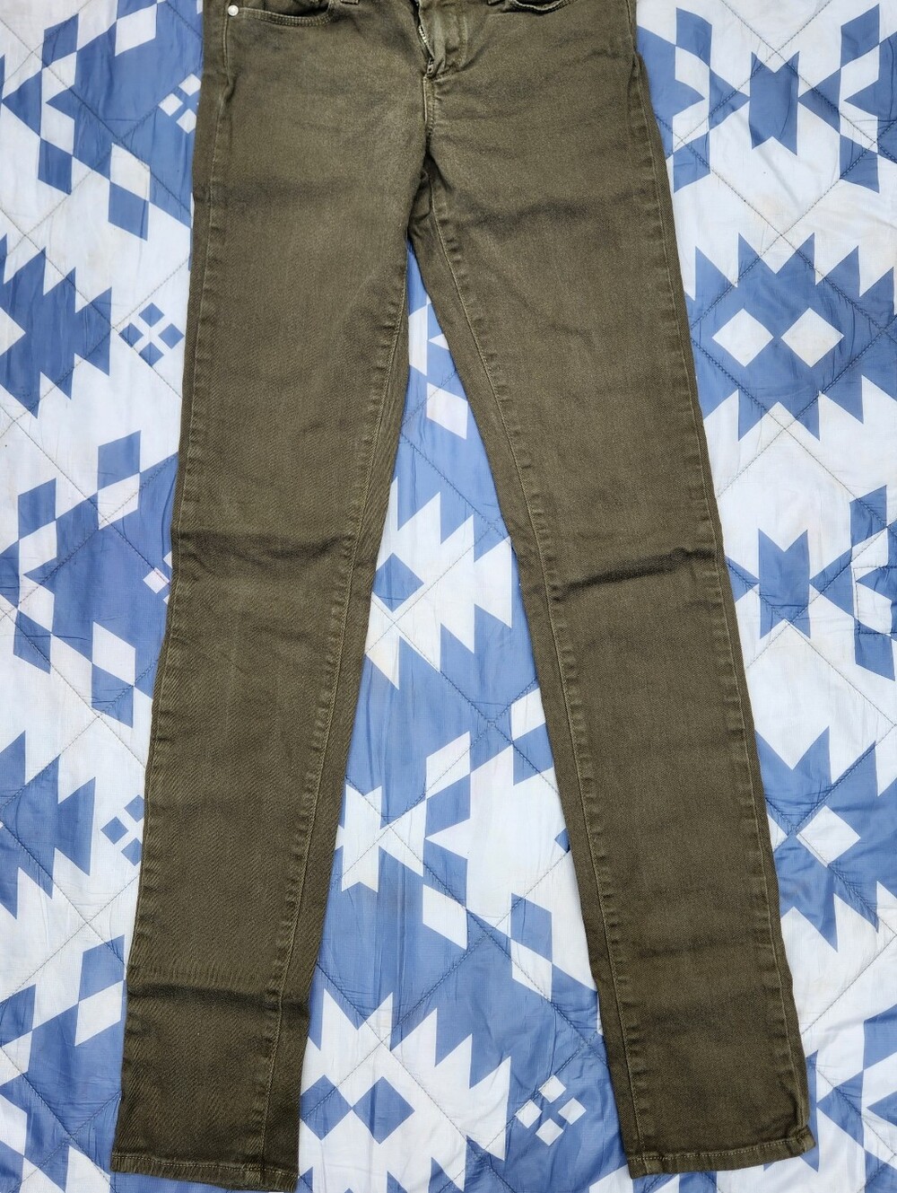 PAIGE Skinny Jeans - Deep Green